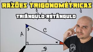 Razões Trigonométricas no Triângulo Retângulo [upl. by Ainekahs]