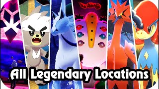 Pokémon Sword amp Shield  All Legendary Pokémon Locations DLC Included [upl. by Ransome]