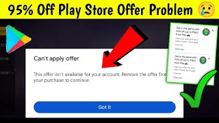 this offer isnt available for your account remove the offer from your purchase to continue [upl. by Martreb425]