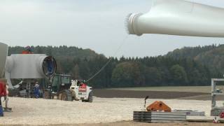 APB Plzeň  Stavba největší větrné elektrárny v Evropě Ammerfeld Německo [upl. by Assirrec765]