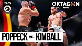 POPPECK vs KIMBALL  FREE FIGHT  OKTAGON 55 🇩🇪 [upl. by Hgielra174]