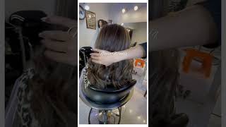 Dove Greige highlights by naziawamiq hair shortvideo shorts viralvideo foryou viral short [upl. by Riehl]