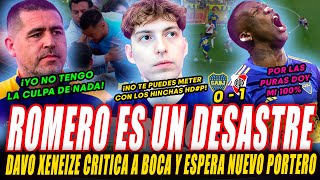 DAVO CRITICA A CHIQUITO ROMERO y dice que EL CULPABLE ES LA DIRIGENCIA DE BOCA I Advincula vs river [upl. by Zenda]