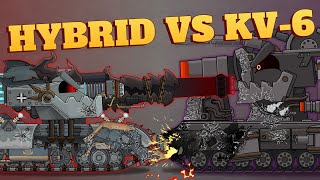 Hybrid vs KV6  Cartoons about tanks [upl. by Liarret]