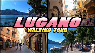 LUGANO Walking Tour  Switzerland 4k [upl. by Ennayar93]