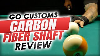 Pool Cue Reviews GO Customs SL Carbon Fiber Shaft for Pool Cues [upl. by Alien]