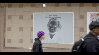 Anish Kapoor protest poster at Union Station LA supported by Art Below [upl. by Analim631]