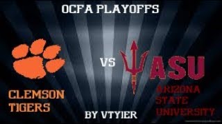 Clemson vs Arizona State  OCFA S10 PLAYOFFS [upl. by Akkin]