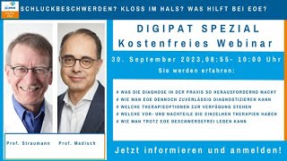 DigiPat spezial Schluckbeschwerden Kloß im Hals Was hilft bei EoE [upl. by Edvard]