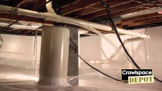 Part 1 Crawlspace Depot DIY Installation [upl. by Millard]