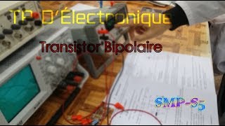 TP DÉlectronique SMPS5 Transistor Bipolaire [upl. by Nomzed]