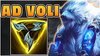 AD Volibear Top Lane Bruiser Build  OffMeta Trinity Force Voli  League of Legends [upl. by Twelve]