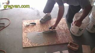 Learn How to Apply Ceramic Tile Adhesive [upl. by Irual]