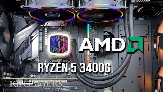 AMD Ryzen 5 3400G GIGABYTE B450 AORUS PRO WIFI GTX 1650 Cooler Master MASTERBOX MB511 ARGB Liquid [upl. by Llenrad]