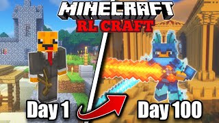 I Survived 100 Days in RL Craft 29 Modded Minecraft [upl. by Nanji]