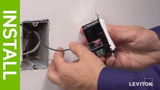 Leviton Presents How to Install a Decora Digital DDL06 Dimmer [upl. by Yatnuahc]