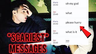 SCARIEST TEXT MESSAGES EVER Joralemon [upl. by Ahsikyt]