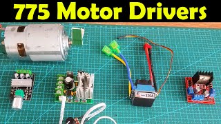 775 Motor Drivers Different ways to control 775 Motors 775 DC motor speed controller [upl. by Harimas]