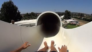 Uno Water Slide at Acqua Village Follonica [upl. by Nnail]