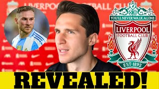 🚨 MAC ALLISTER REVEALS LIVERPOOL VERDICT ON CHIESA SIGNING LIVERPOOL NEWS [upl. by Nnylarak]