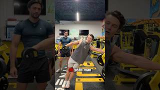 Leaning lateral raises fitnesstrainerslife funny gymequipment motivation [upl. by Lichter]