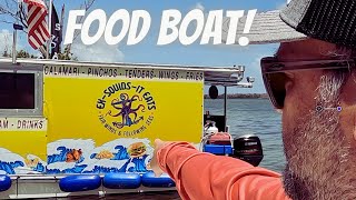 FLOATING RESTAURANT Serving Pine Island Sound  ExSquidsIt Eats BBB Ep1 [upl. by Bigod]