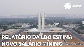 Relatório da LDO tem estimativa para novo salário mínimo [upl. by Fraze]