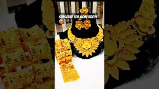 Trending gold necklace Designe2024😍goldnecklace designsShorts videosona design newYtshortsset [upl. by Merete306]