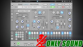 Sonic Charge  Microtonic v3 DrumMachineDemoOnly sound [upl. by Koby13]