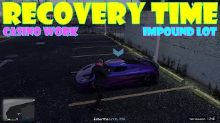 Recovery Time Impound Lot Agatha Baker Casino Work  GTA Online [upl. by Tonia]