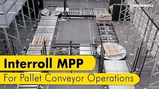 Modular Pallet Conveyor Plattform – Interroll MPP [upl. by Llig]