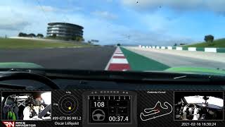 RN 1 Onboard video Portimão Circuit GT3 RS 9912 0151116 [upl. by Sirromad]