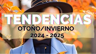 Tendencias de TEMPORADA OTOÑOINVIERNO 20242025 😍 [upl. by Laehctim]