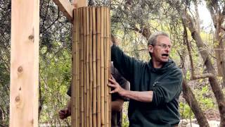 How to Install a Framed Bamboo Friendly Fence [upl. by Yssej]