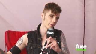 Black Veil Brides Talk Breaking Bones amp ReReleasing quotWretched and Divinequot  Warped Tour 2013 [upl. by Amahs918]