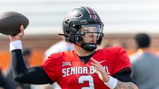 New Orleans Saints QB Spencer Rattler Highlights Full  Senior Bowl  QB South Carolina Gamecocks [upl. by Leor241]