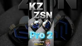 KZ ZSN PRO 2 หูฟัง Hybrid 2 ไดรเวอร์ Gen ใหม่ คุณภาพเสียงเทพเกินคาด [upl. by Gwyneth]