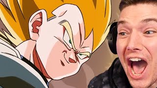 NEW Transforming SSJ Vegeta Super Attacks Reaction on Dokkan Battle Saiyan Day [upl. by Enimasaj]