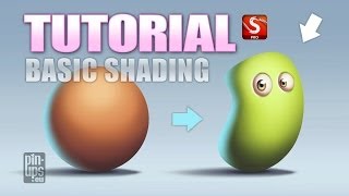 Autodesk Sketchbook Pro Tutorial  Basic Shading [upl. by Ellocin]