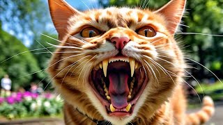 Angry Cat Fighting Sound Effect  Horrible Cat Sounds [upl. by Buke155]