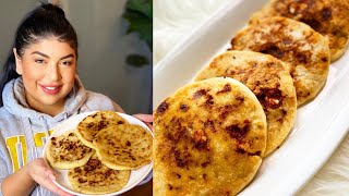 PUPUSAS REVUELTAS  FULL RECIPE WITH CHICHARRON FRIJOL amp QUESO [upl. by Corabelle]