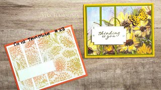 Template Tuesday  Stampin’ Up Card Template 23 [upl. by Eilra]