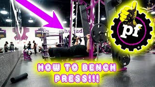 HOW TO BENCH PRESS ON A SMITH MACHINE AT PLANET FITNESS FULL TUTORIAL [upl. by Ihsorih725]