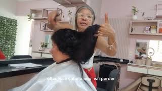 Corte de cabelo em camadas simplificado [upl. by Bela]