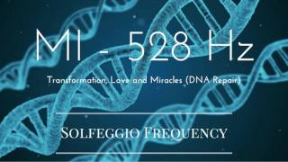 MI  528 Hz  pure tone  Solfeggio Frequency  Transformation Love and Miracles DNA Repair [upl. by Yreved]