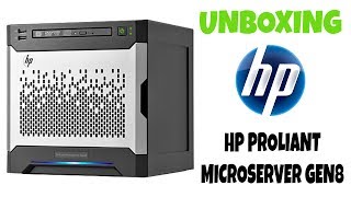 Unboxing HP Proliant Microserver Gen8 4Gb [upl. by Mazlack]