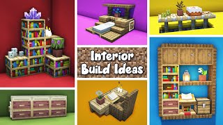 Minecraft 30 Bedroom Design Ideas [upl. by Anigue]