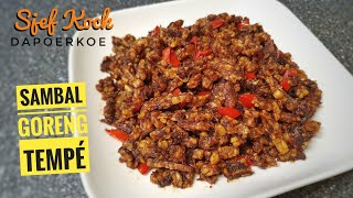 Sambal Goreng Tempé  Sambal Goreng Tempeh Kering  Indonesische Keuken [upl. by Trever]