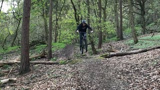 HARDCORE HARDTAIL Trail Riding BATH MTB  Whyte 801 2019 [upl. by Hewes]