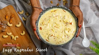 SOFTEST RASMALAI RECIPE  RASAMALAI SWEET RECIPE  TASTEOGRAM [upl. by Leunamme]